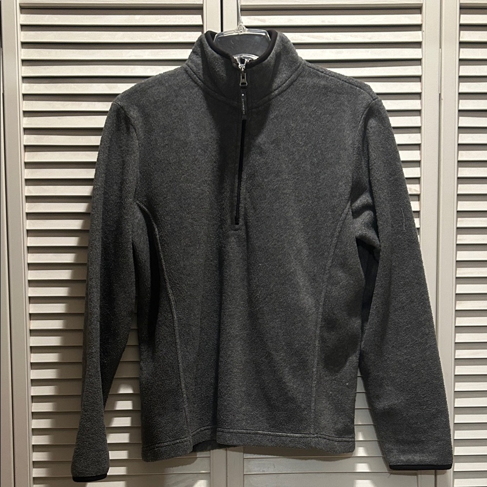 Old Navy Men's Charcoal Zip-Up Sweater